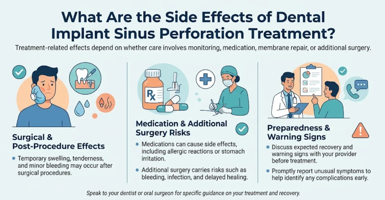 Dental Implant Sinus Perforation infographic